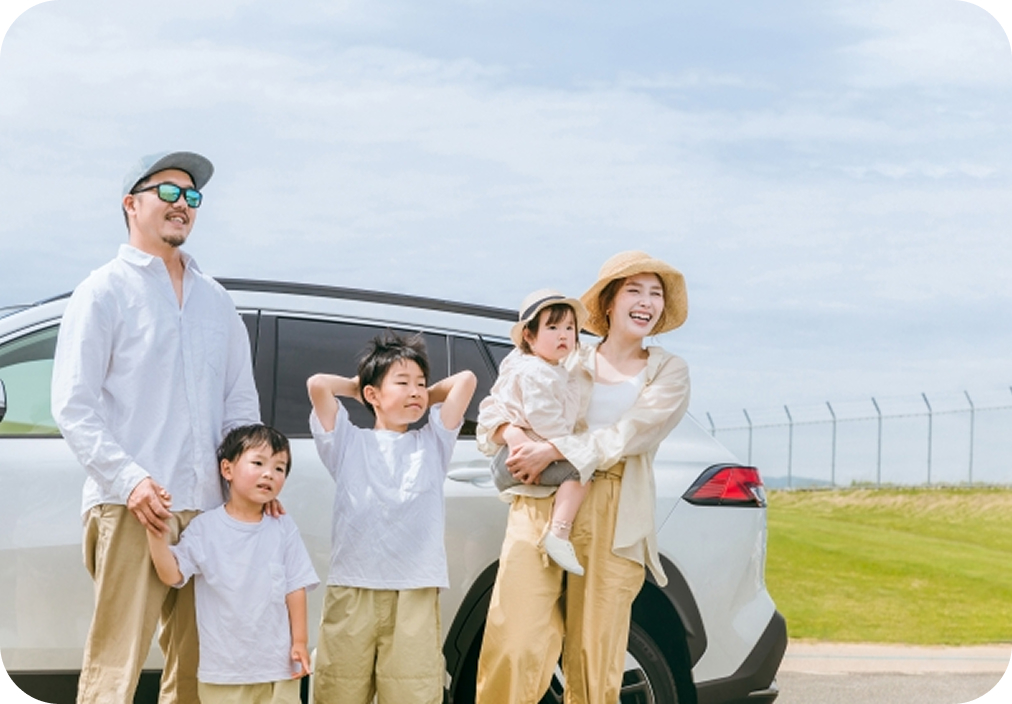 家族と車